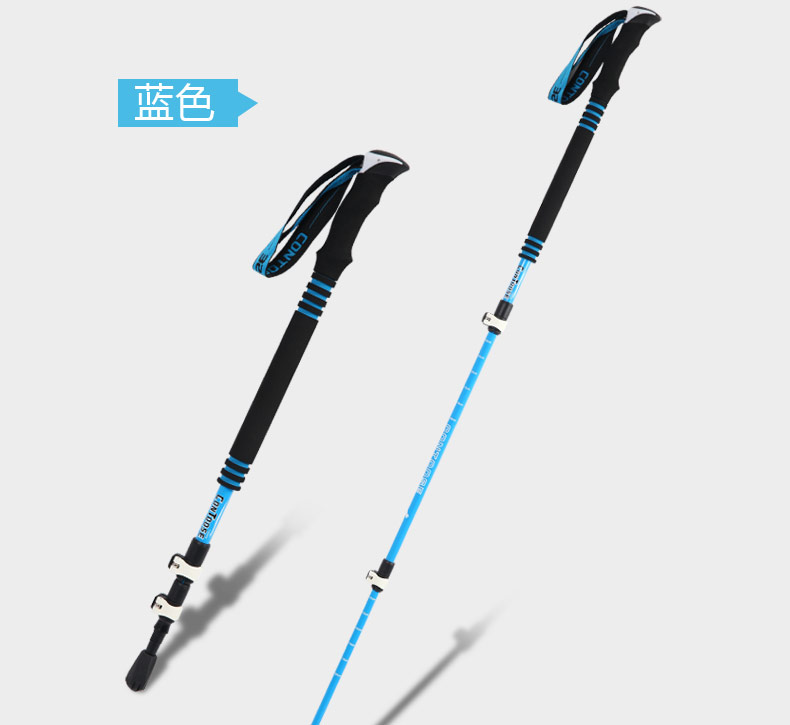 Cực trekking carbon ngoài trời Cây gậy bằng sợi carbon Khóa ba gậy đi bộ Hộp quà tặng - Gậy / gậy gậy cho người khiếm thị