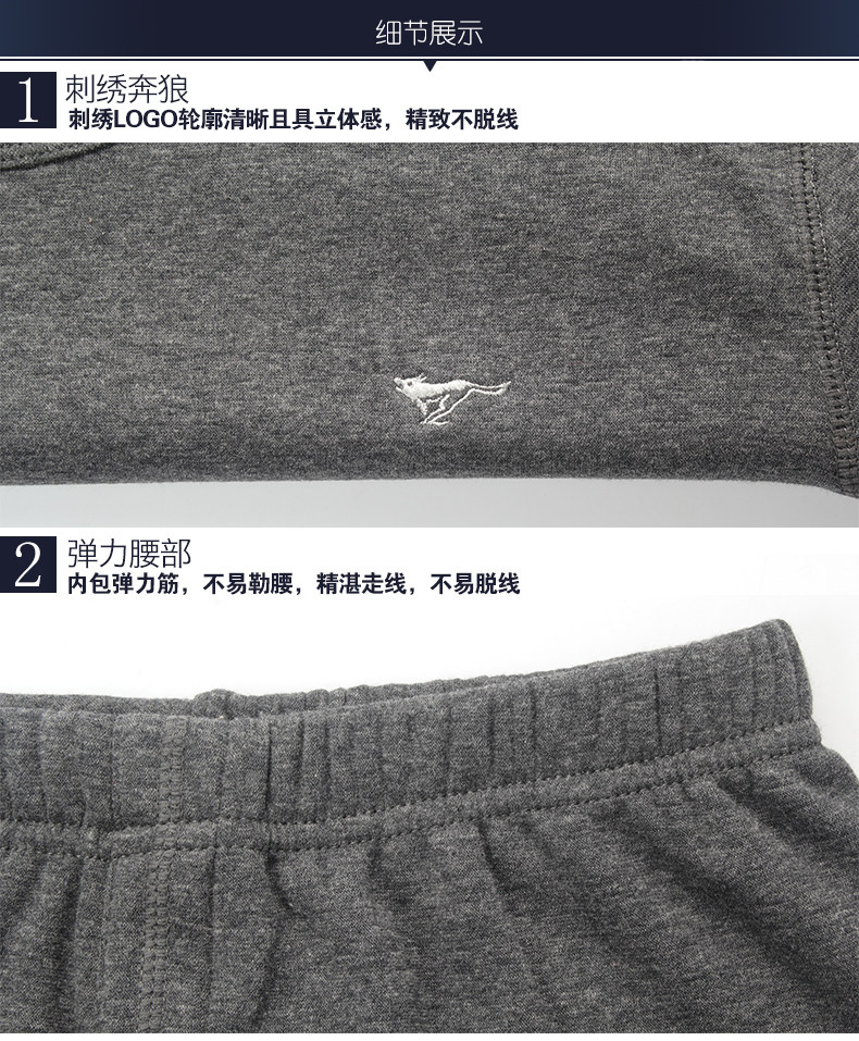 Sous-vêtement thermo jeunesse SEPTWOLVES 98138K en coton - Ref 768212 Image 9