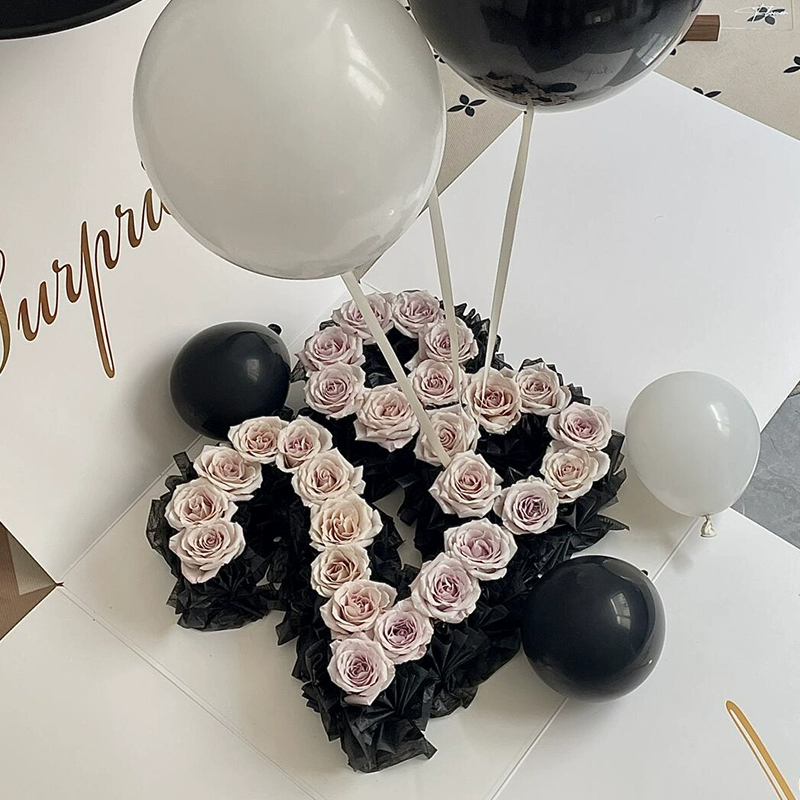 Internet Celebrity Style Surprise Gift Box, Birthday Number Bouquet, Nationwide Flower Delivery, Same-City Delivery in Shanghai, Chengdu, Beijing