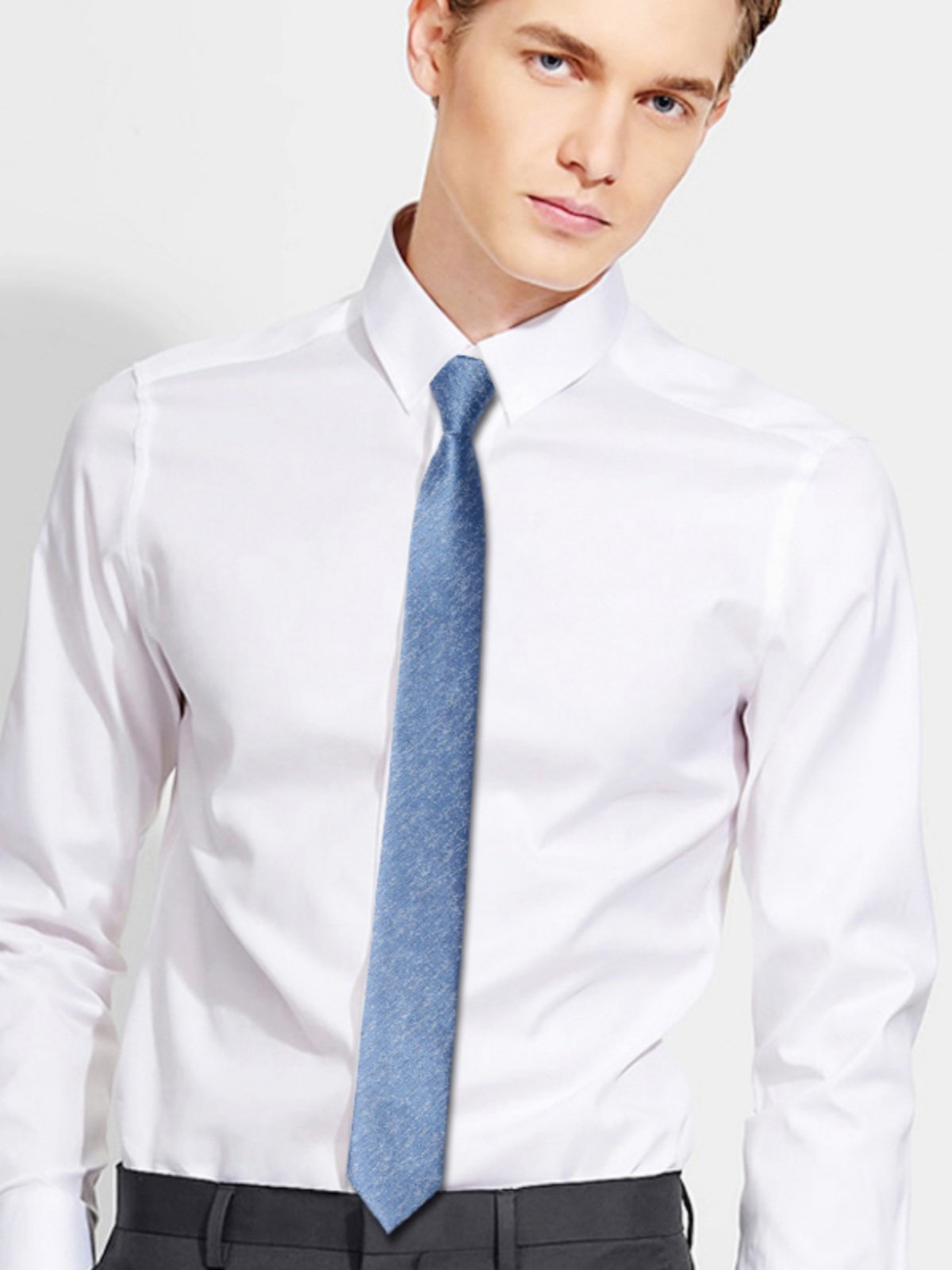 6cm Lazy-Style Korean Narrow No-Knot Zipper Tie for Men and Female Students, British Business Groom Wedding Red Blue Black