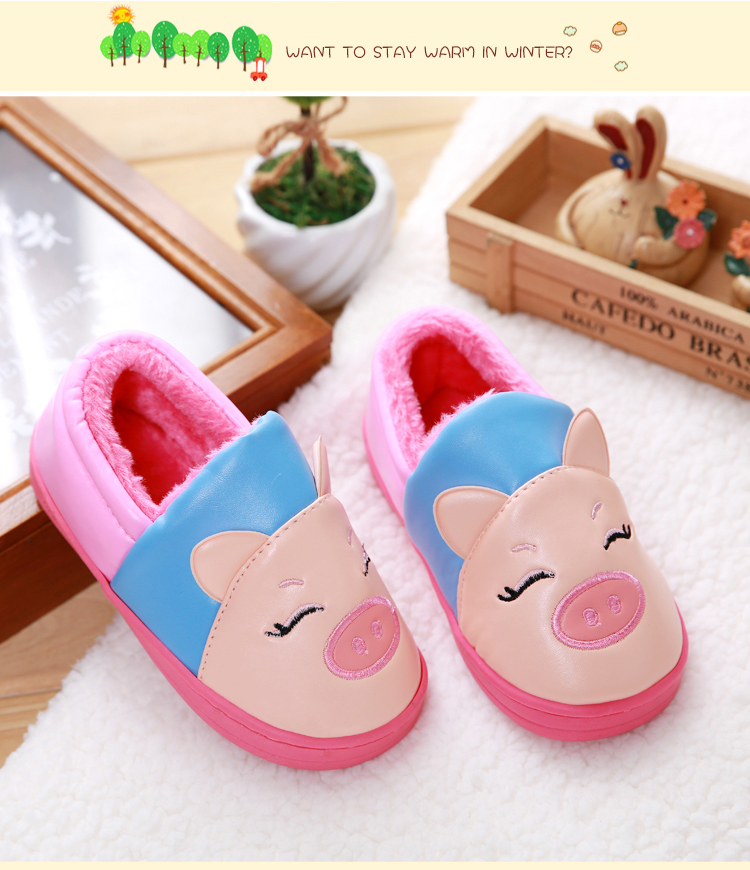 Chaussons enfants en Cuir spatial pour hiver - Ref 1011240 Image 24