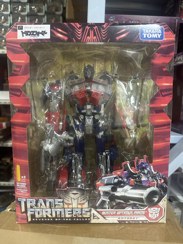 Transformers Optimus Prime Electroplated Cannon Ra24 Japanese Version Brand New Boxed 25cm