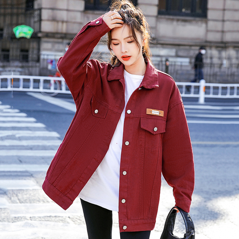 Women's Denim Jacket, Spring and Autumn, Korean Style, Loose Fit, Slimming, 2026 New Fashion Spring Wear, Trendy and Beautiful Baseball Jacket
