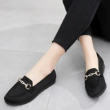 Осенние слипоны, обувь, комфортная черная униформа медсестры, мягкая подошва