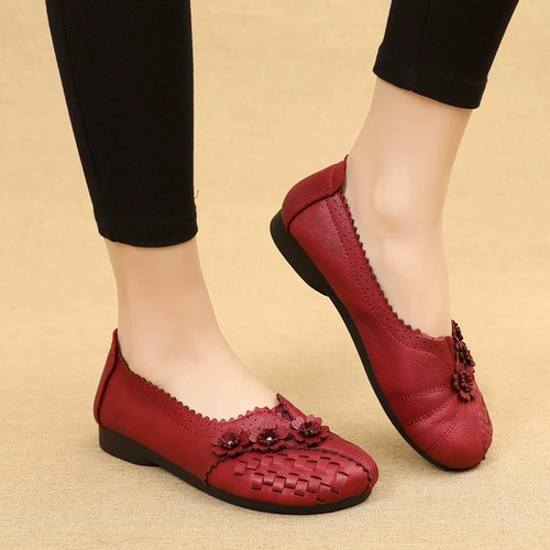 Комфортные туфли, обувь для отдыха для матери, осенние, мягкая подошва