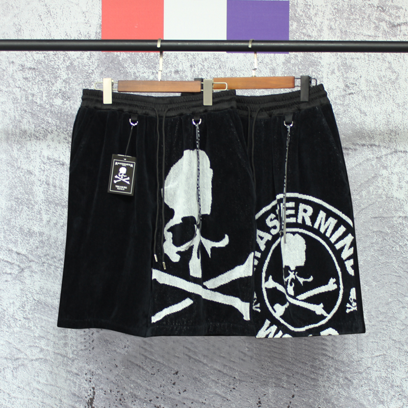 2021 New Summer Style Mastermindjapan European and American Trendy Brand Dark Style Mmj Skull Print Shorts