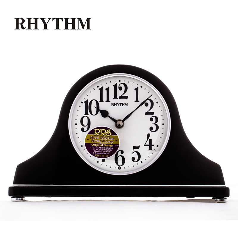 Ritz (RHYTHM) Fashion home belling-room seating bells beautifully styled wooden seat clock CRH221NR02