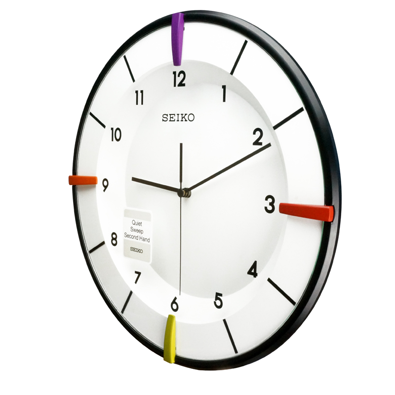 Japan SEIKO SEIKO original Nordic minimalist fashion personality living room creative home silent simple wall clock