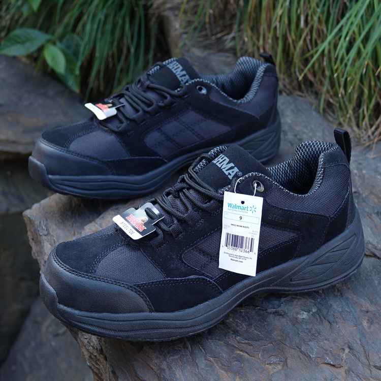 Japan Air Cushion Steel Head Shoe Deficit Pick Up Leak Clear Cabin Outdoor Non-slip Anti-Piercing Anti-Smashing Labor Shoe Workman Shoes Man Shoes