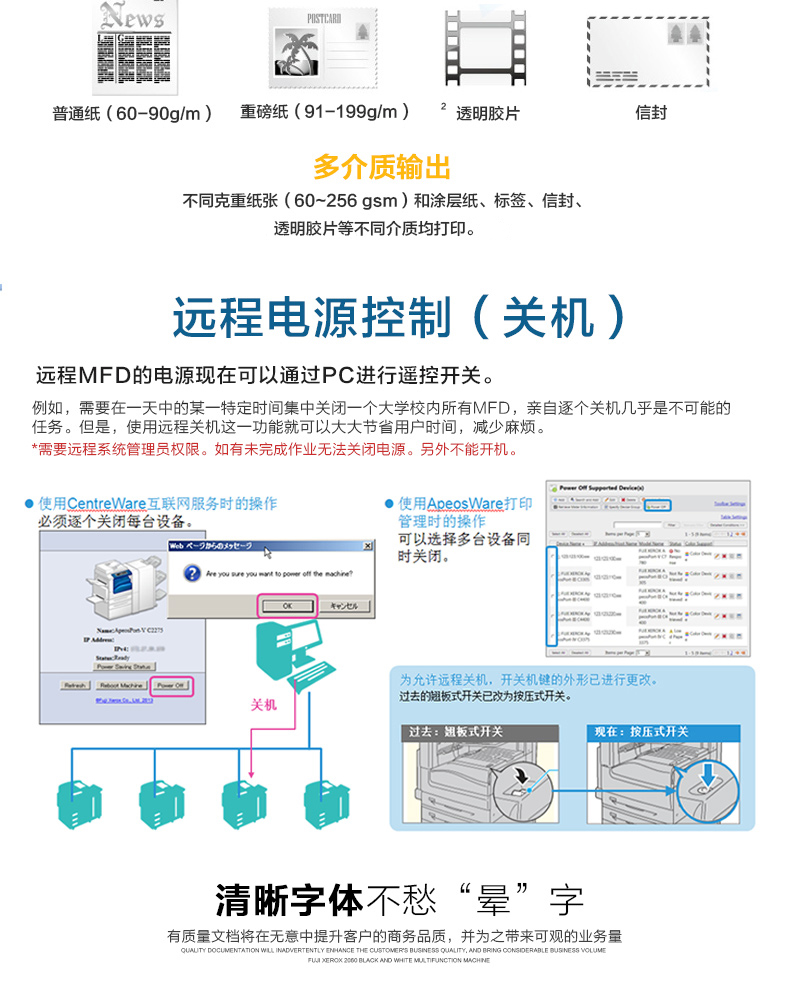 Fuji Xerox DocuCentre-V3060CPS a3 Máy in Laser đen trắng - Máy photocopy đa chức năng bán máy photocopy
