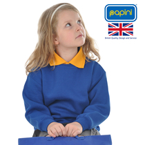 Papini childrens sweater custom British brand childrens clothing warm coat custom school uniform print Logo embroidery