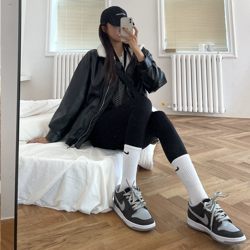 冬朵 Утепленная акула, зимние штаны, леггинсы, черный утягивающий пояс на талию, высокая талия