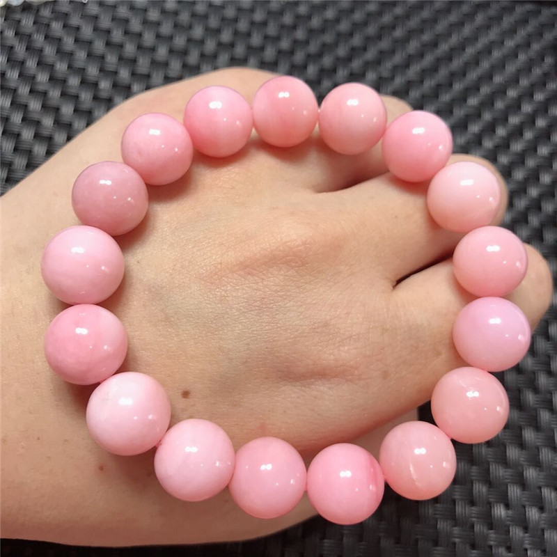 Natural Imported Pink Opal Bracelet for Women, Opal Pink Bracelet, Pink Girly Heart Bracelet, Australian Gemstone