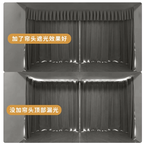 I-образная складка в головке занавески, артефакт утечки света в верхней части эркера, самоклеящаяся оконная занавеска на липучке