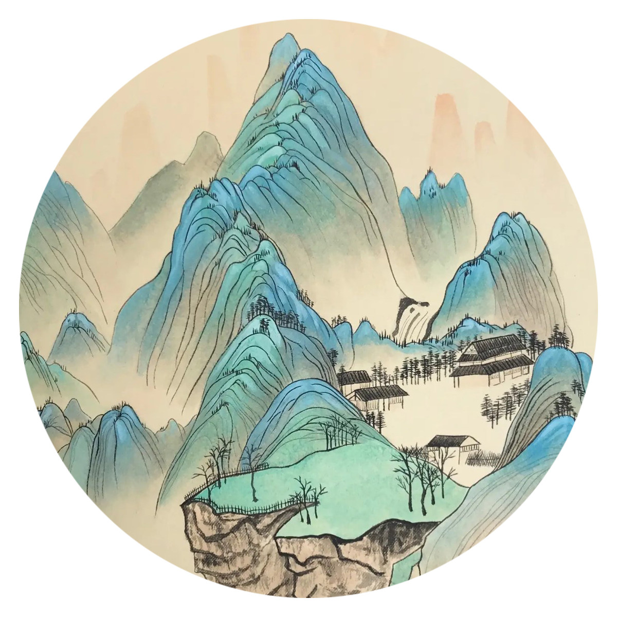 净静书斋的LOGO