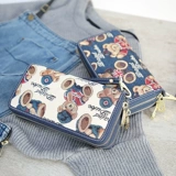 邻家小妃 Бумажник, длинная вместительная и большая сумка через плечо с молнией, в корейском стиле