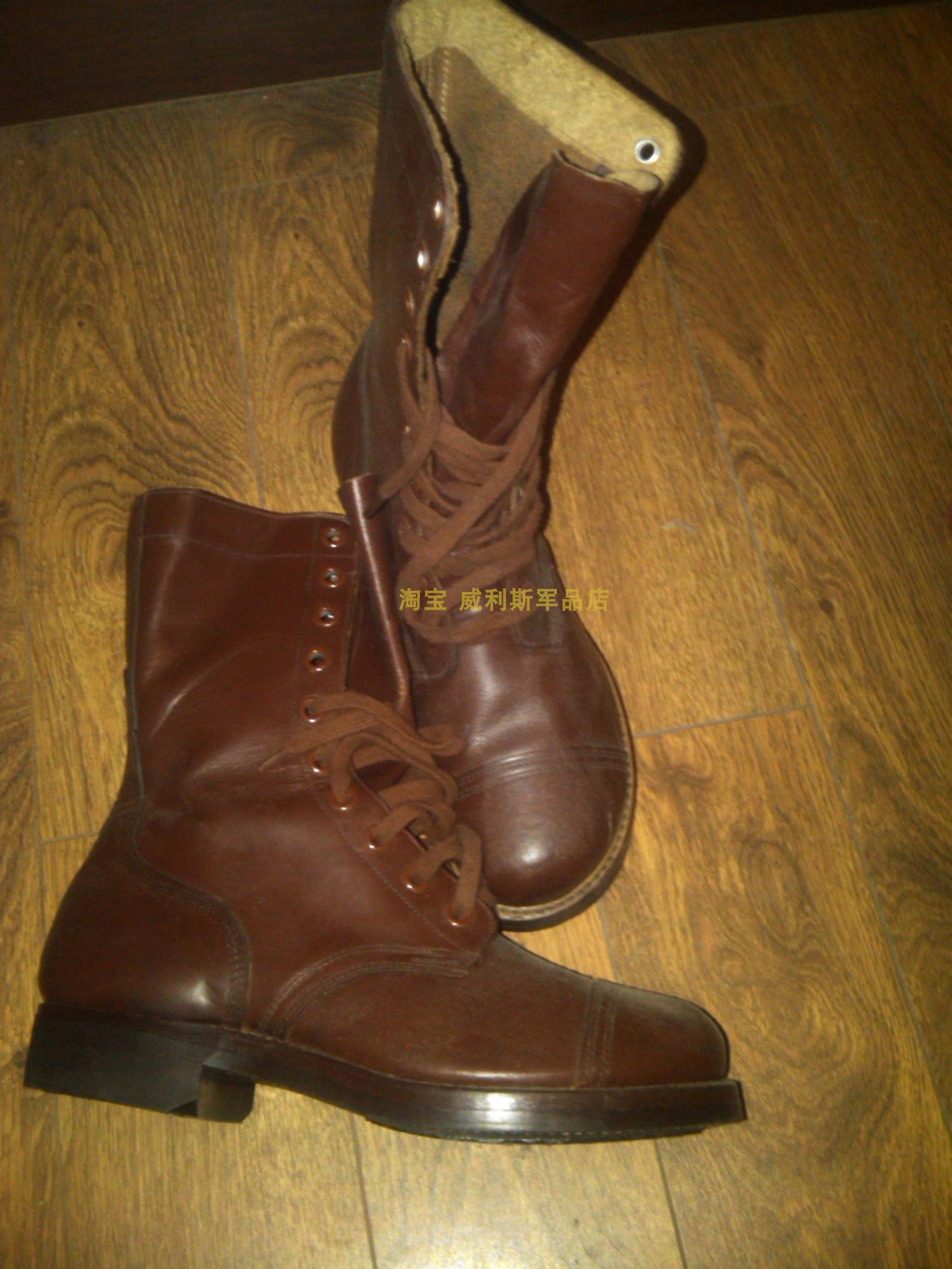 Brand new World War II US Army Edition Original Army 10182 Airborne Division Paratrooper Paratrooper Cochrane Leather Boots Sibling