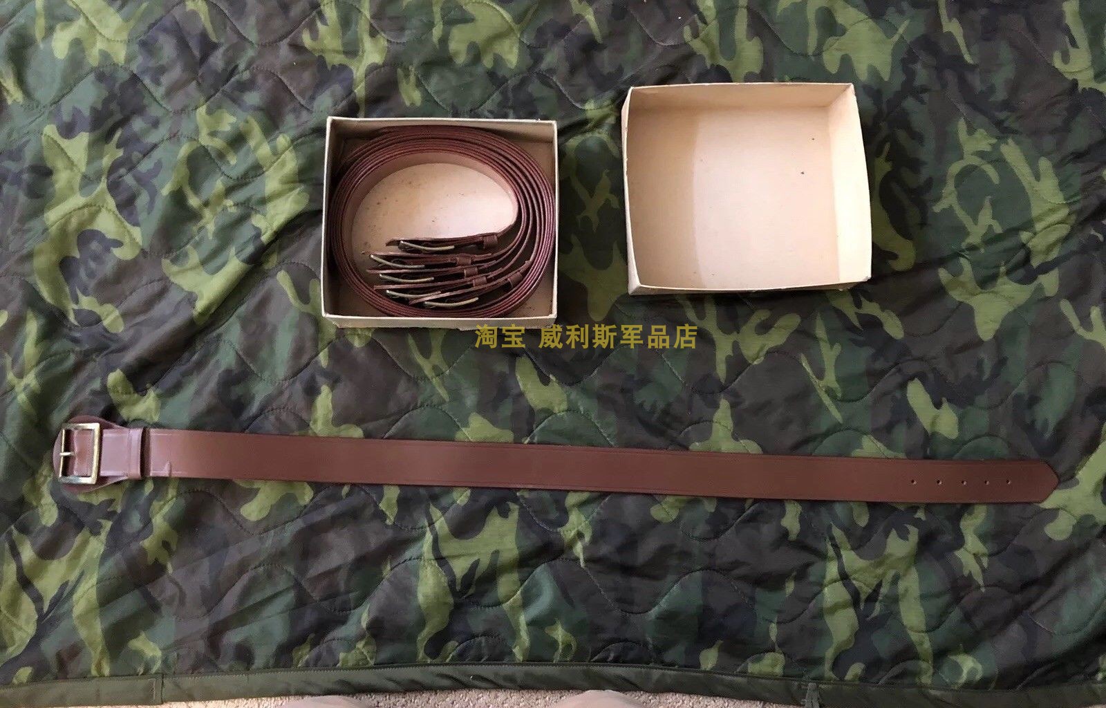 Special price WWII US Army Edition Original product Early Army Olive Green Sturd to Take Bull Leather Outer Waist Armed Belt