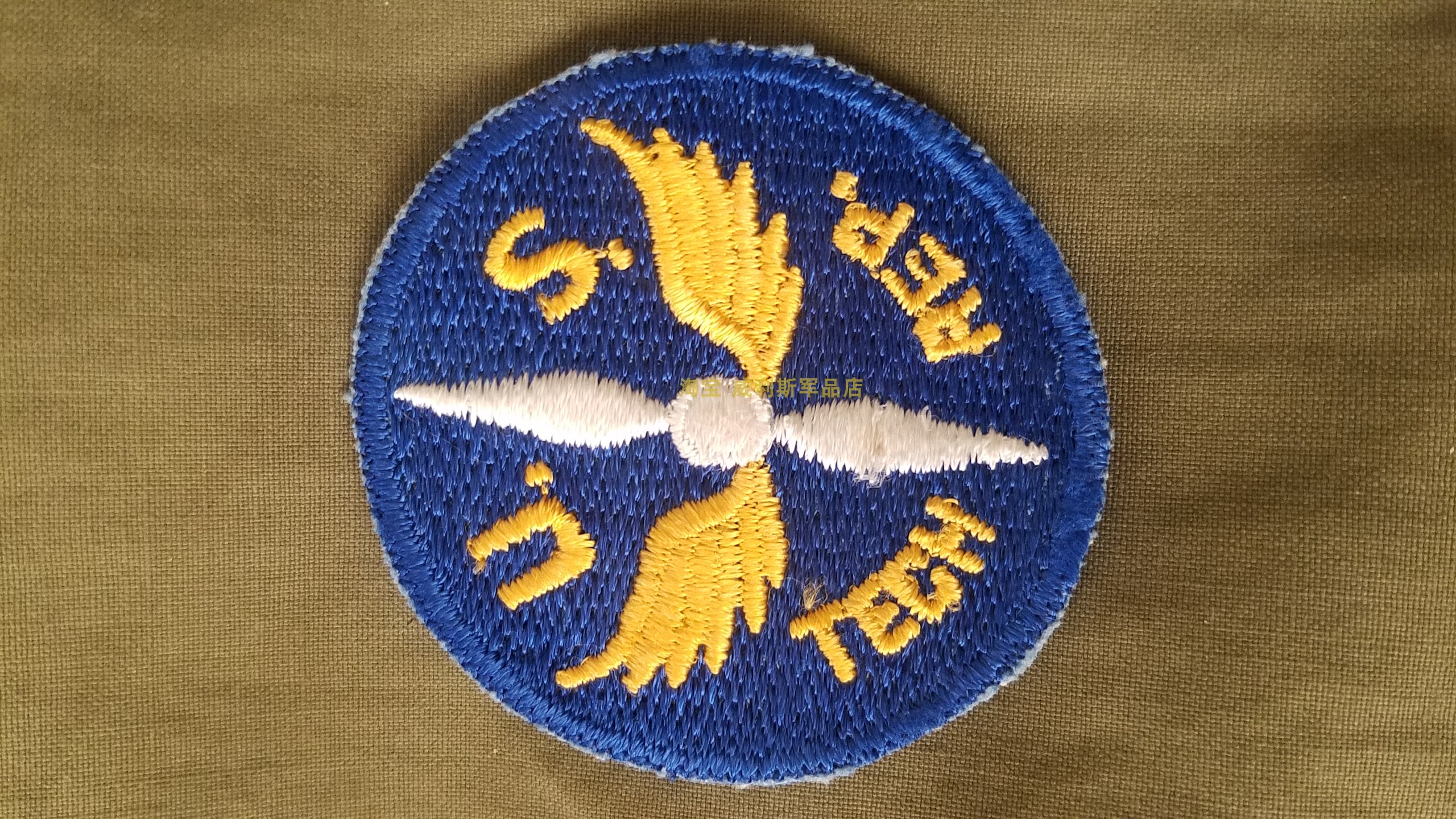 Special price WWII US Army Edition Original Pint Army Air Force Air Force School A2B3 Flight jacket uniforms Color arm badge