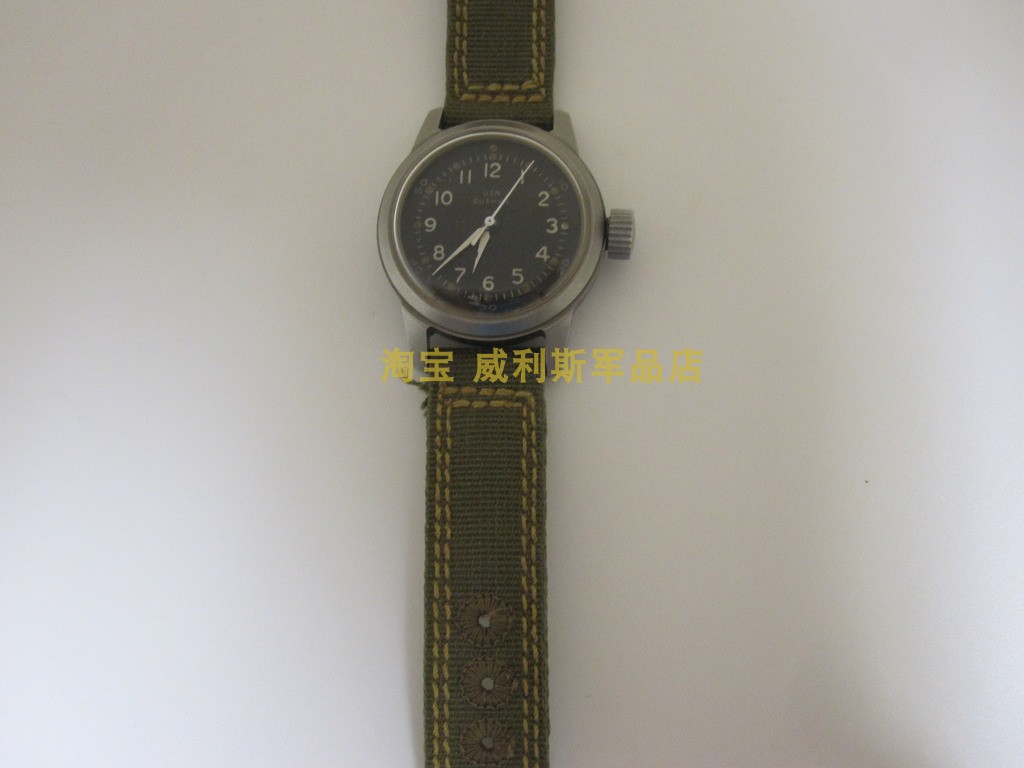 WWII US military version of the original Marine Corps Air Force HamiltonHAMILTON16 drilling mechanical watches