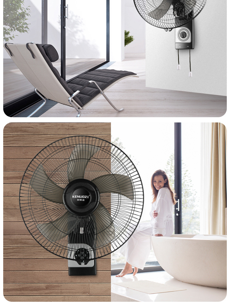quạt hơi nước nakami Quạt treo tường Konoz quạt treo tường nhà khách sạn treo tường khách sạn quạt tường công nghiệp quạt điện điều khiển từ xa di chuyển quạt đầu - Quạt điện quat media