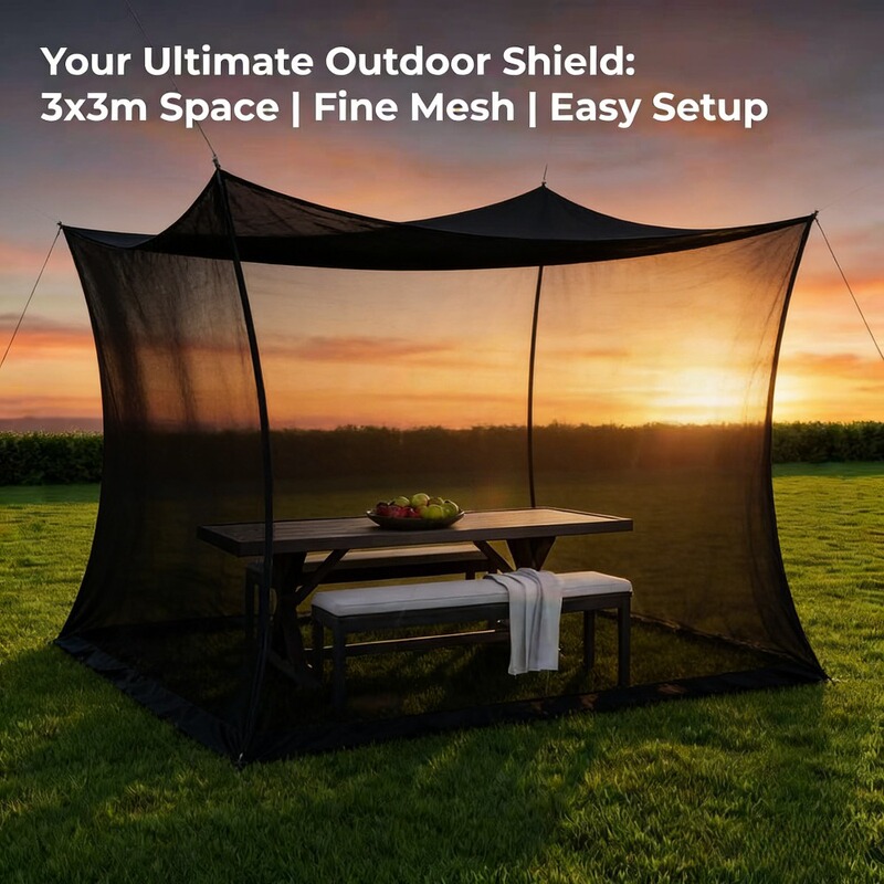 Extra Large Outdoor Mosquito Net Cover for Courtyard Terrace Barbecue Fence Portable Mosquito Net Sunshade Pavilion Insect-Proof Hanging Curtain Extra Large Outdoor Mosquito Net Cover for Courtyard Terrace Barbecue Fence Portable Mosquito Net Sunshade Pavilion Insect-Proof Hanging Curtain