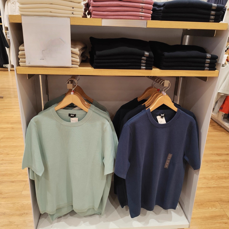 Good Quality Goods from the Channel: Men's and Women's Ribbed Crew Neck Knitwear/Short-Sleeved Sweater, New Spring/Summer 26 Model 481726