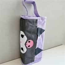 1129 Cartoon Coolomi Canvas Boxed Bag Car Household Hangable Tissue Cover