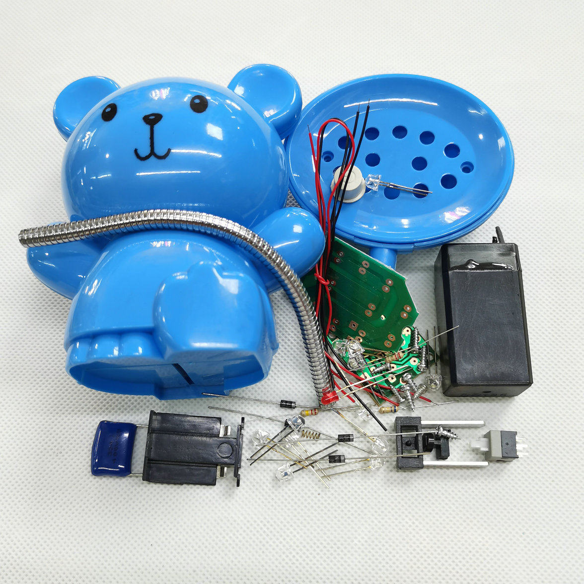 12LED charging station lamp suite DIY electronic electrical training assembly welding teaching and reception of hash HX2160