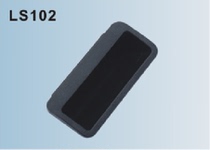 Shanghai Haitan pull handle LS102 black embedded zinc alloy chromed invisible dark handle embedded handle