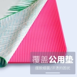 Нескользящий портативный складной тонкий коврик для йоги для спортзала