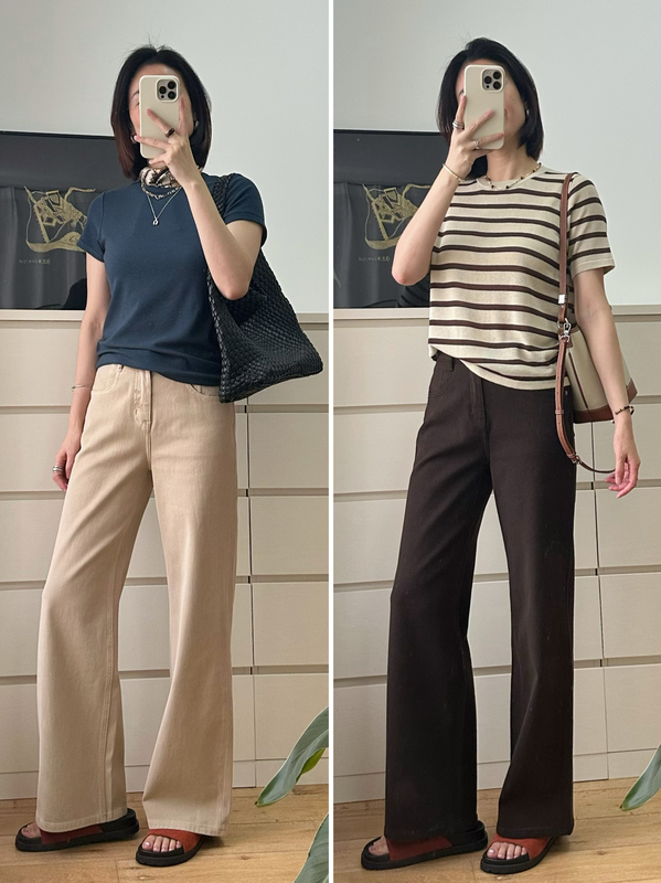 Musha-Classic Straight-Leg Jeans-Flattering for All Leg Types-Makes You Look Taller and Slimmer