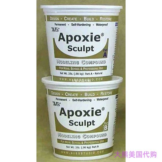 Apoxie Sculpt 4 Lb. White Epoxy Clay by Aves