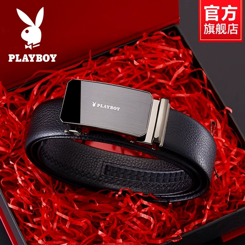 Playboy, мужской ремень, штаны, подарочная коробка, из натуральной кожи, мужской стиль, подарок на день рождения