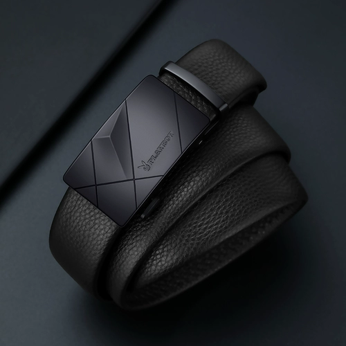 Playboy, ремень, кожаные штаны для отдыха, из натуральной кожи, воловья кожа, мужской стиль