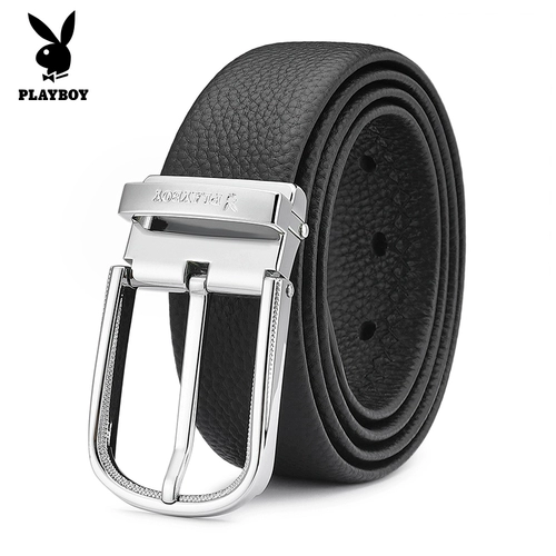 Playboy, ремень, кожаные штаны для отдыха, из натуральной кожи