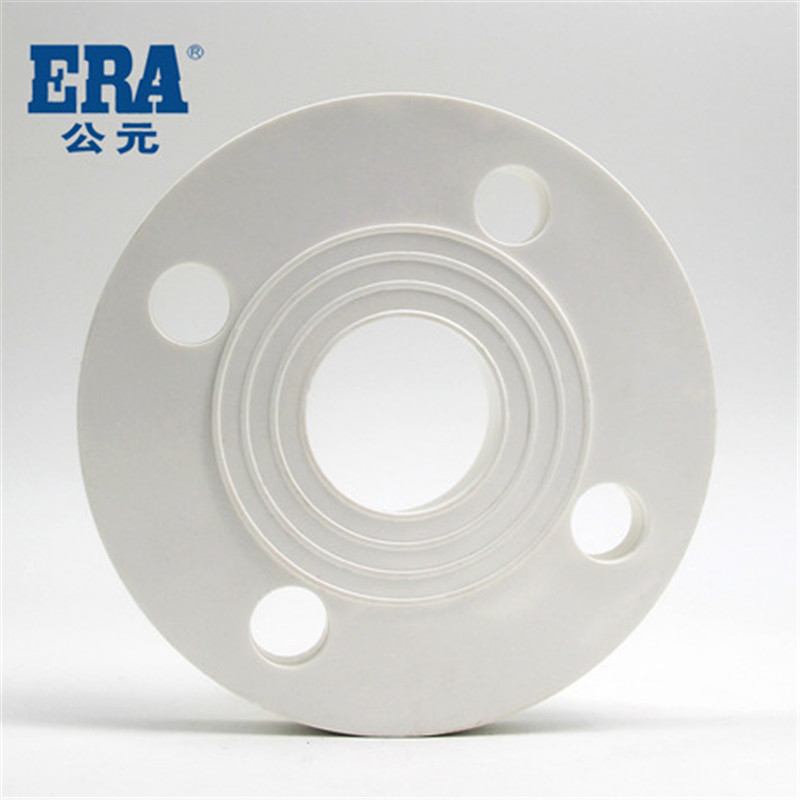 PVC-connected body flange sheet gasket Full plastic flange PVC water flange 20 25 32 50110