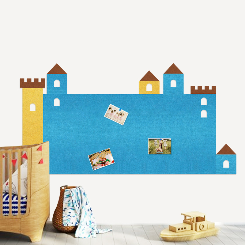 Kindergarten Themed Wall Display Panels Felt Wall Sticked Photo Wall Billboards Bulletin Board Wall Sticked Message Board Soft Plank