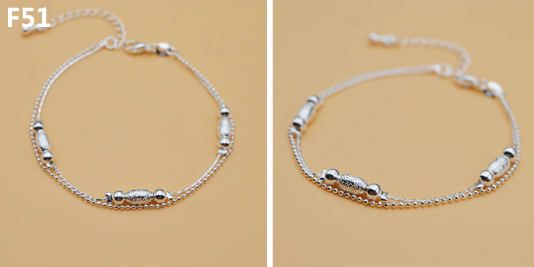 Chaine de cheville Femme OTHER en Argenterie - Ref 3102380 Image 26