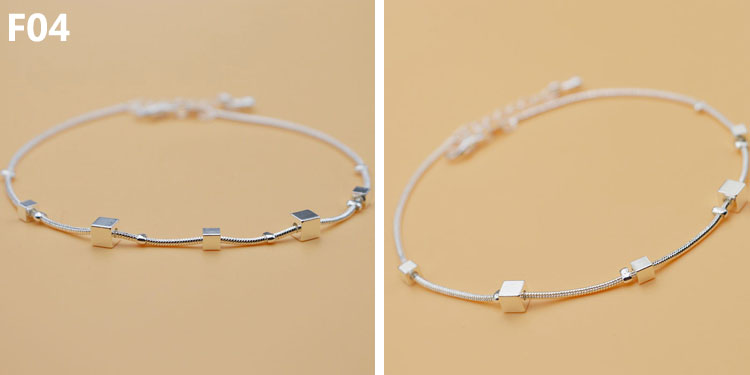 Chaine de cheville Femme OTHER en Argenterie - Ref 3102380 Image 9