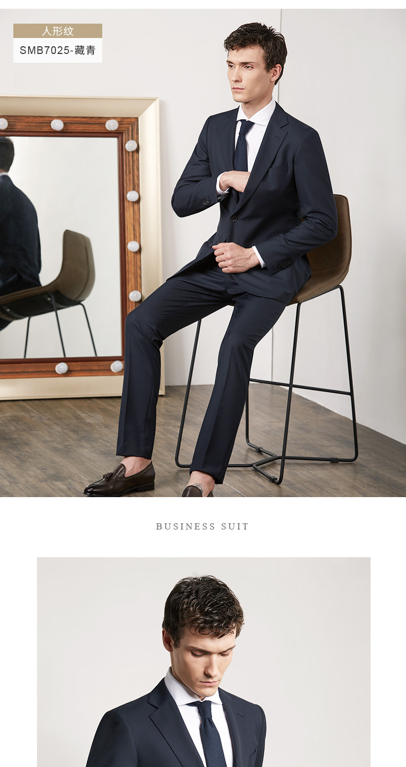 Vải len Merino Úc kinh doanh Slim chuyên nghiệp phù hợp với bộ đồ cưới phù hợp với chú rể vest nam đẹp