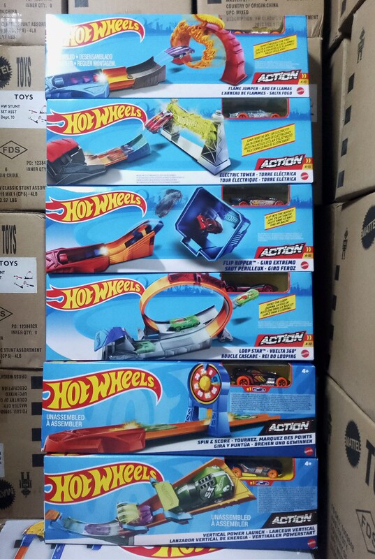 The Genuine Hot Wheels Car Launcher Requires a Track to Play With, a Boy's Toy Scene Accessory