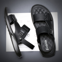 Sandals mens 2021 summer new fashion versatile cool drag dual-use beach shoes casual soft-soled youth slippers men