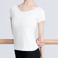 Белый круглый вырез — короткие рукава [освежающий модал]