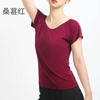 Mulberry Red Round Neck — короткие рукава [освежающий модал]
