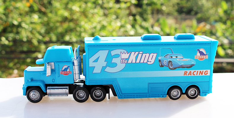Ô tô huy động 43 đua xe tải container xe tải Mai chú chết McQueen đồ chơi trẻ em xe mô hình tĩnh mô hình xe tải