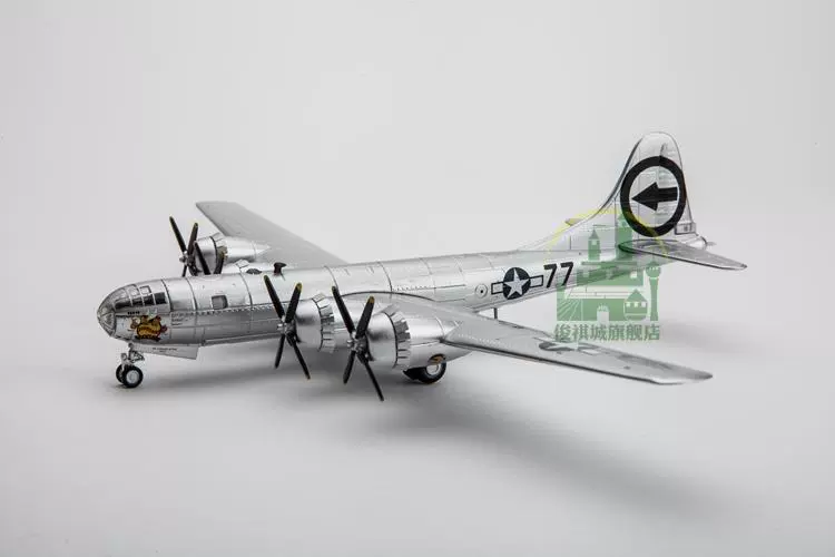 Hợp kim mô phỏng tĩnh thành phẩm 1: 144 B29 bomber chất béo nguyên tử bom mô hình quân sự Chiến Tranh Thế Giới II máy bay bộ sưu tập đồ chơi của bé
