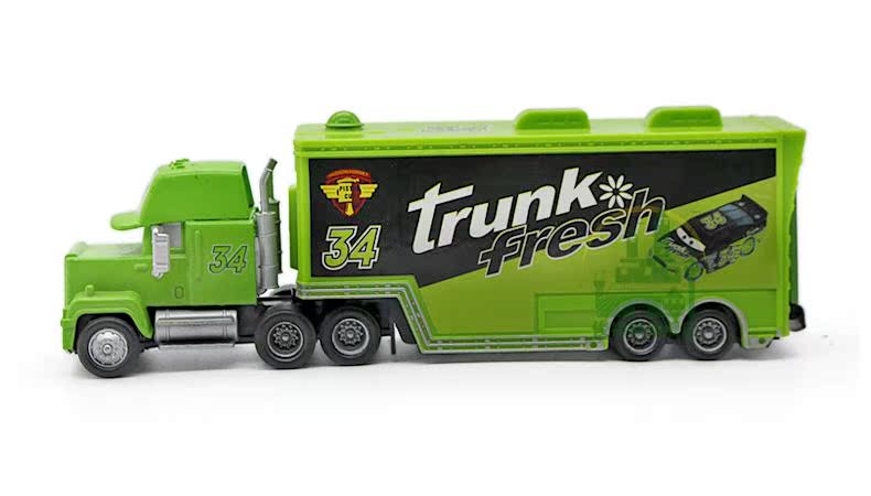 Xe Story 2 Hợp Kim 34 Racer Container Xe Mai Bác Trẻ Em của Đồ Chơi Xe Hơi Tĩnh Mô Hình mô hình máy bay đồ chơi
