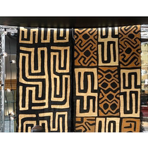 Africa Kuba African Congo pure handmade old cloth tapestry tablecloth B&B home soft decoration art collection