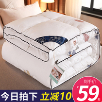 Quilt Winter quilt thickened warm winter quilt core single student dormitory feather velvet quilt Autumn and winter quilt